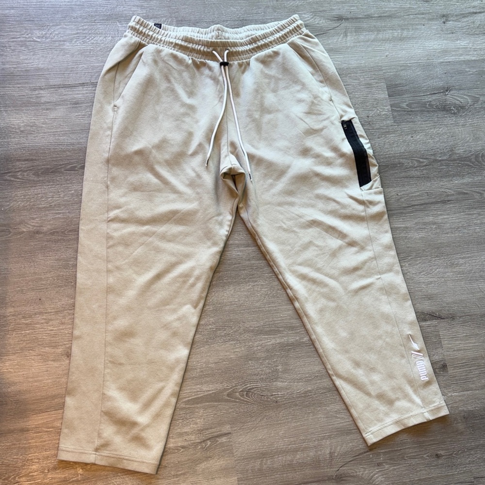 Puma Cargo Herren Jogginghose Sweatpants [849786 01] Men's Sz XL‎ Beige